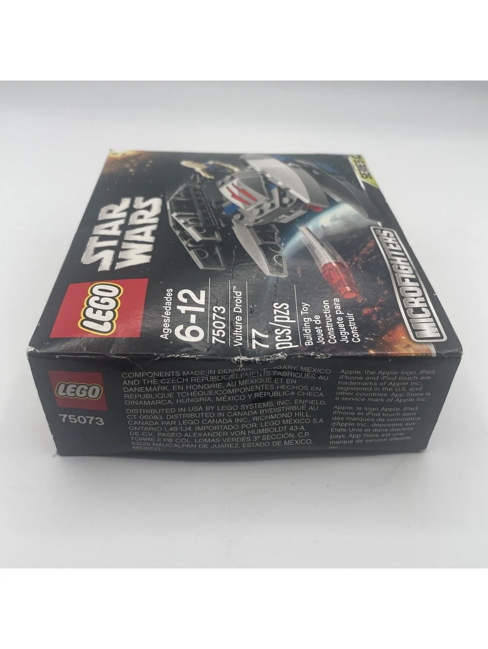Lego Star Wars Microfighters Series 2 Vulture Droid Set 75073 Factory Sealed New